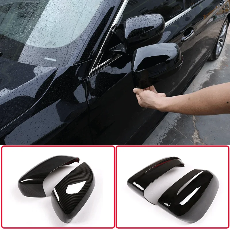 

For 2018-2022 BMW 3 5 6 7 Series GT G11 G12 G20 G30 ABS Carbon Fiber Car Exterior Mirror Cover Sticker Car Exterior Accessories