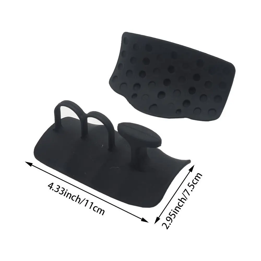 1 คู่ซิลิโคน Grip Strengthener Finger Strength Trainer เทรนเนอร์นิ้วมือทนทานน้ําหนักเบายิมนาสติก Grip