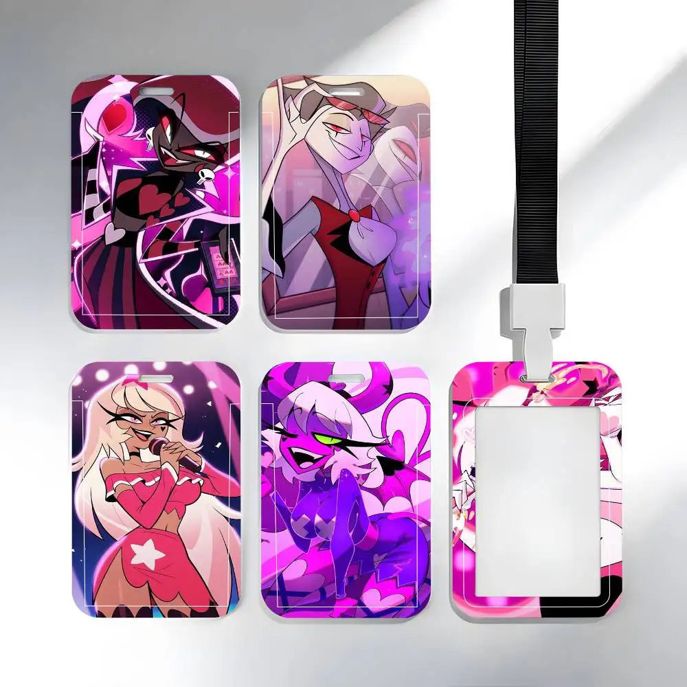 

1 шт. Защитный чехол для ID-карт H-Helluva Boss: для школьных, пропускных, проездных и карт питания, с функцией легкого вставления