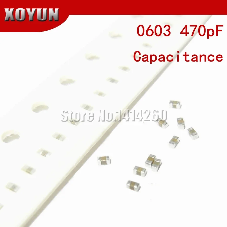 100Pcs 0603 470Pf X…