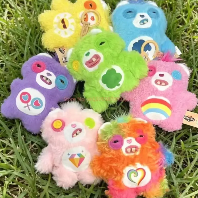 Hot Sale Original Fuggler X Care Bears Plush Bag Charms Serise Blind Box Keychain Collection Plush Toy Pendant Surprise Gifts view 6