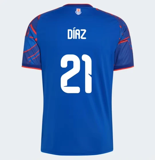 2026-2027 Modisches Produkt Universidad De Chile Fußballtrikot Y2k-Stil Fußballshirt Sportliches Schnelltrocknendes T-Shirt Eltern-Kind – Detail 6