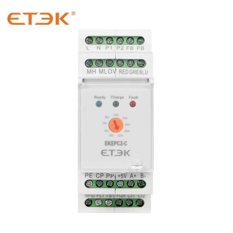 ETEK Evse Controller Electronic Protocol Chontrollers EV Charger Station Cable Socket 32A EKEPC2 AC 230V  EKEPC2