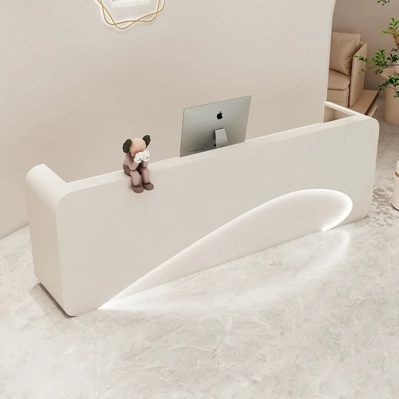 Simple and luxurious beauty salon cashier salon front desk hospital clinic hotel reception consultation bar design