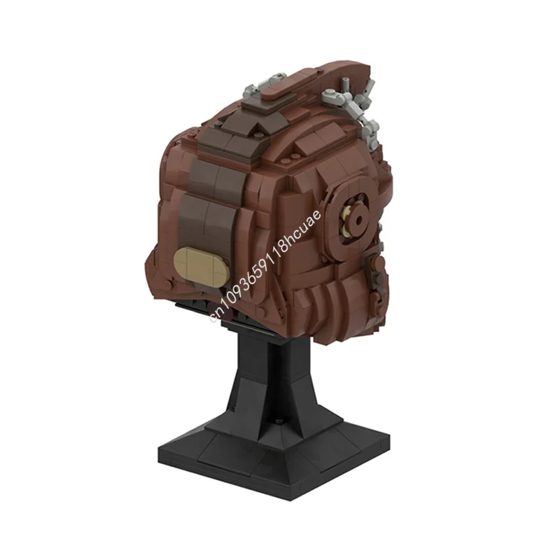 709 pièces MOC Science-Fiction film Ironrs compagnes capot casque Architecture blocs de construction modèle cadeaux de Festival