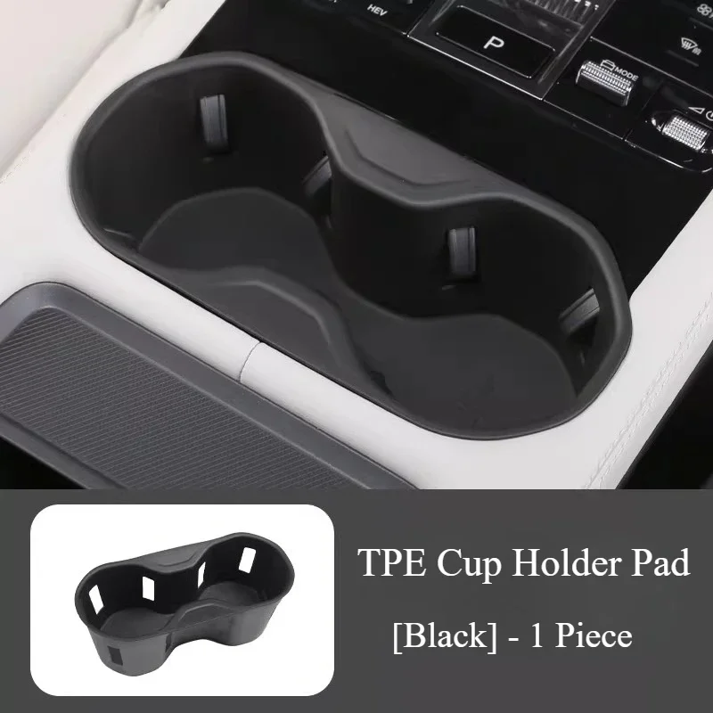 For BYD Song Plus DMI EV Seal U Sealion 6 2023-2025 TPE Cup Holder Pad Waterproof Car Cup Holder Mat