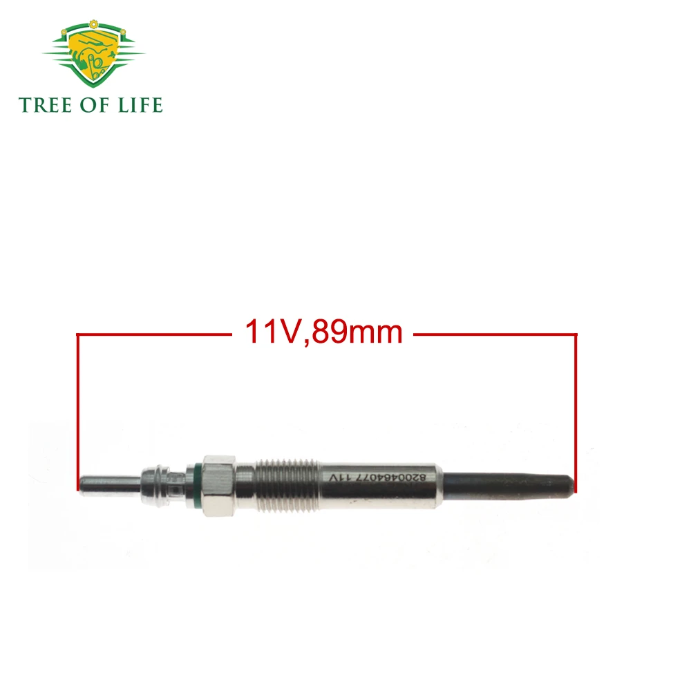 4x Glow Plug 11V For RENAULT Clio II Master II Logan Symbol Trafic II Mouds Twingo II Scenic Espace III 1.5 1.9 dCi 8200464077