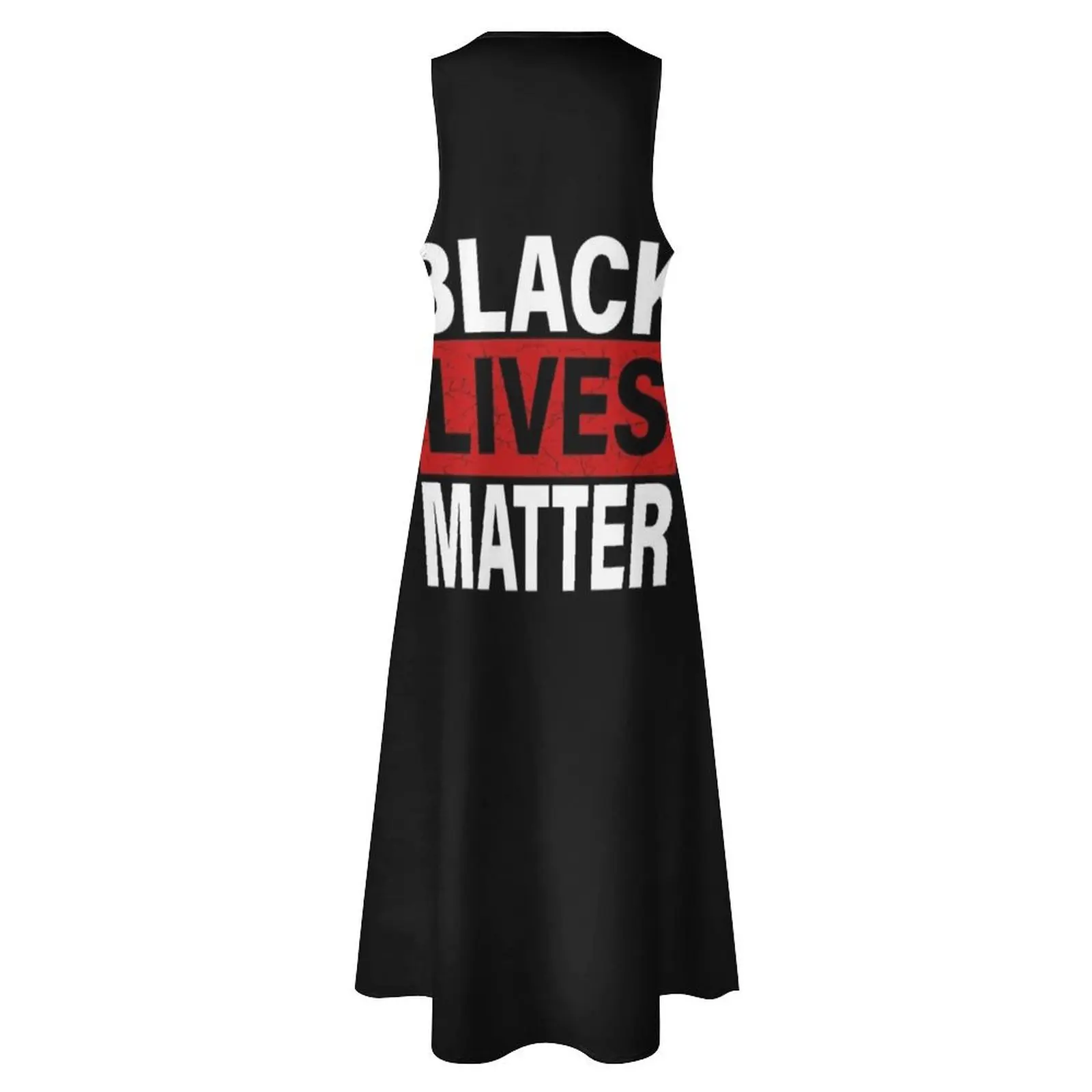 Black Lives Matter T-shirt met namen van slachtoffers - BLM lange jurk luxe dames feestjurk Jurk voor zwangere vrouwen