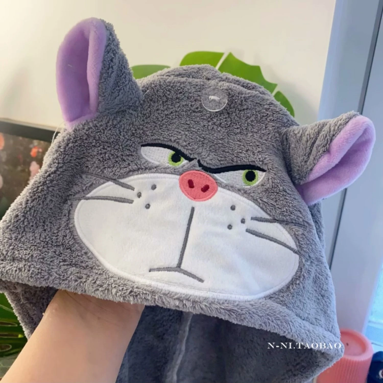 Disney Lucifer Cat Marie Cat Dry Hair Cap Lucifer Cat Długie włosy Szybkoschnący ręcznik do włosów Kobiety Dziewczyna Turban Głowa Dziewczyna Ręcznik Prezent dla dziewczynki