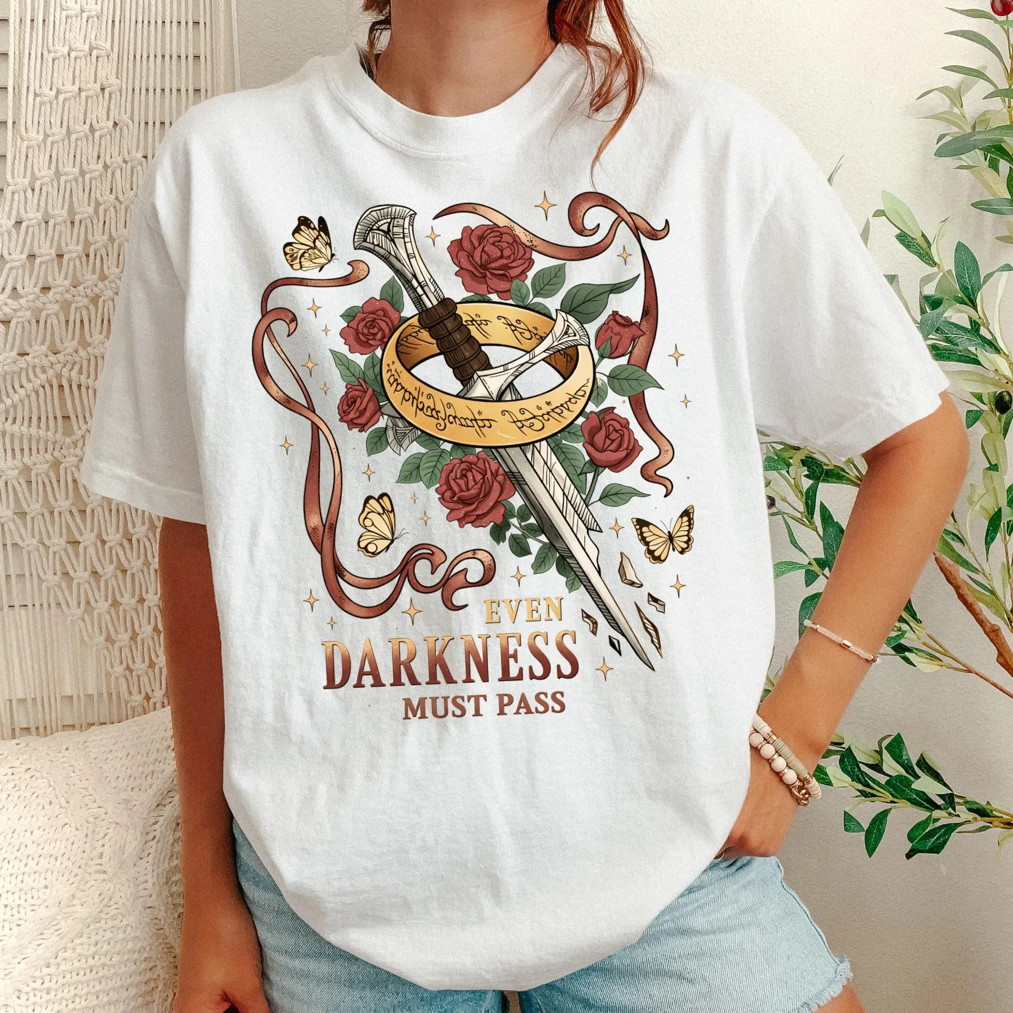 Summer Women's Fantasy Sword T-Shirt Unisex Cotton and Breathable Short Sleeve Streetwear Oversized Loose Casual