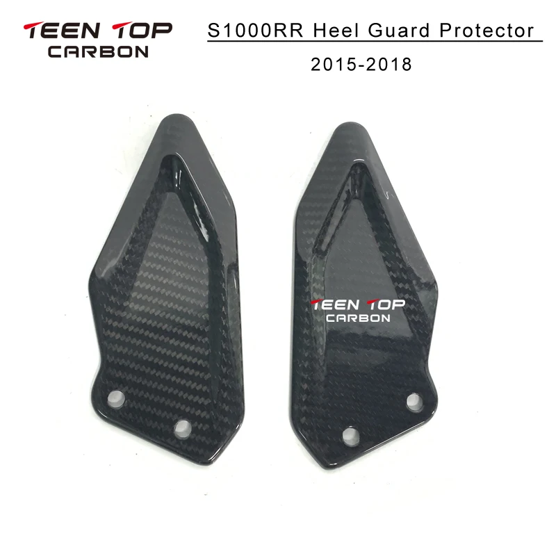 

Carbon Fiber Heel Guard Protector For BMW S1000RR S1000 RR 2015-2018 Motorcycle Accessories Footrests Rearsets Fairing Kit