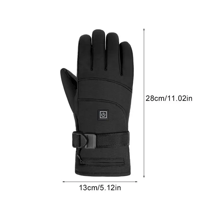 Guantes Térmicos con 3 niveles para motocicleta, manoplas térmicas de invierno para exteriores, esquí y bicicleta