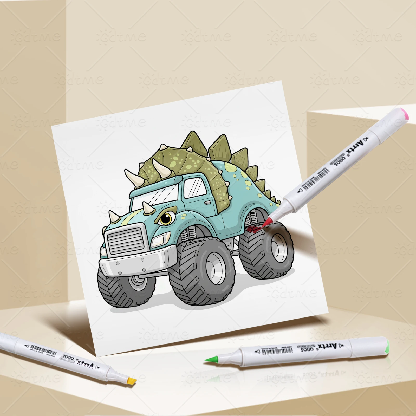 Livre de coloriage MONSTER TRU - Party Games Adult Birthday avis et prix