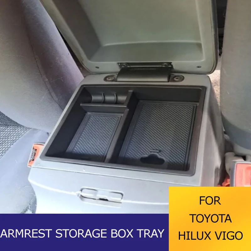 

Для Toyota Hilux VIGO Fortuner Innova 2004-2014 ABS автомобильный подлокотник ящик для хранения аксессуары для центрального лотка