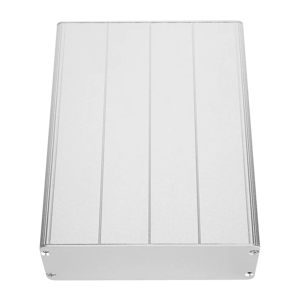 

Durable 45x122x160mm Aluminum Box Aluminum Alloy Silver Aluminum Project Box Cooling Design Aluminum Shell Decoder