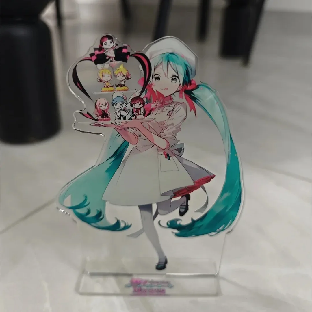 New Hatsune Miku Acrylic Stand Figure Hatsune Miku Project Diva Anime Peripherals Cute Cartoon Originality Desktop Ornament