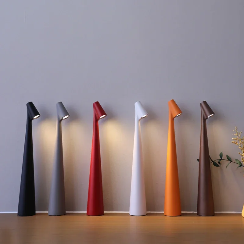 

Wireless Rechargeable Desk Lamp Creative Living Room Study Lamp Top Touch Dimming Atmosphere Desktop Decoration Light