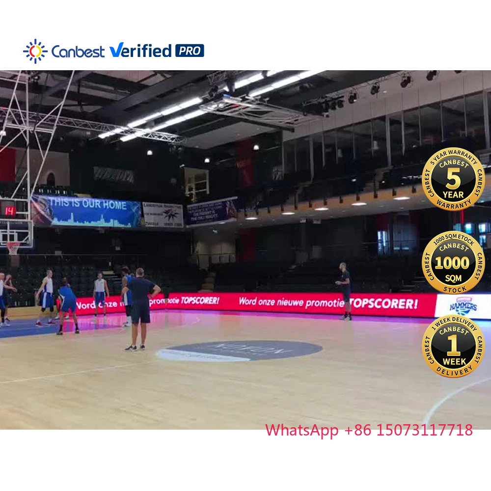 Marcador Digital Led de Cricket para exteriores, tablero de puntuación, cartel publicitario para campo de fútbol, pantalla Led lateral para cancha