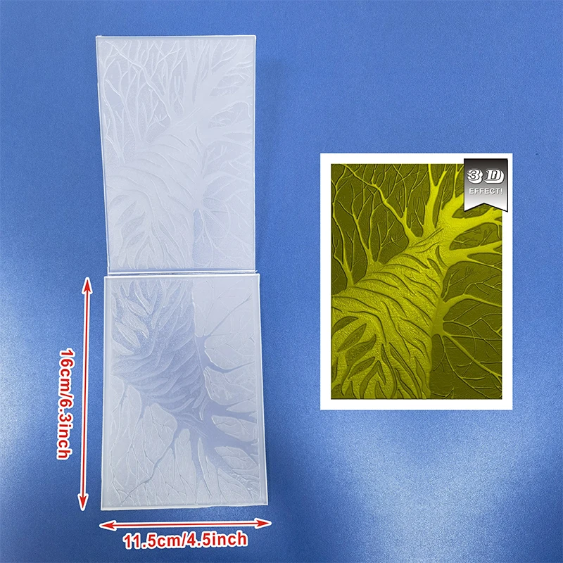 Halloween Tree Flower 3D Embossed Folder for Paper Art