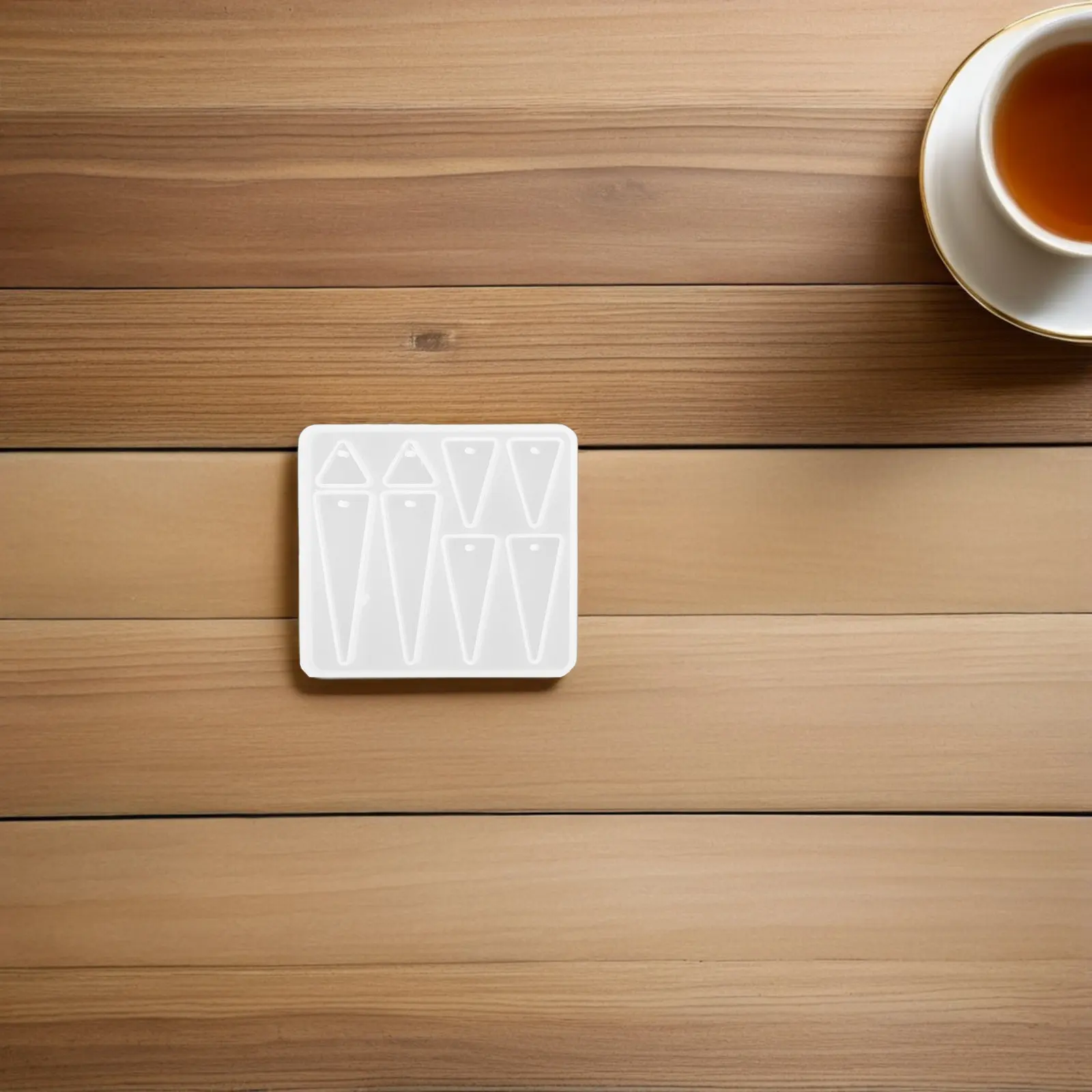 

4Pcs Geometric Silicone Resin Molds for Earrings Necklaces Pendants DIY Jewelry Making Crystal Clear Mirror Finish Epoxy Resin