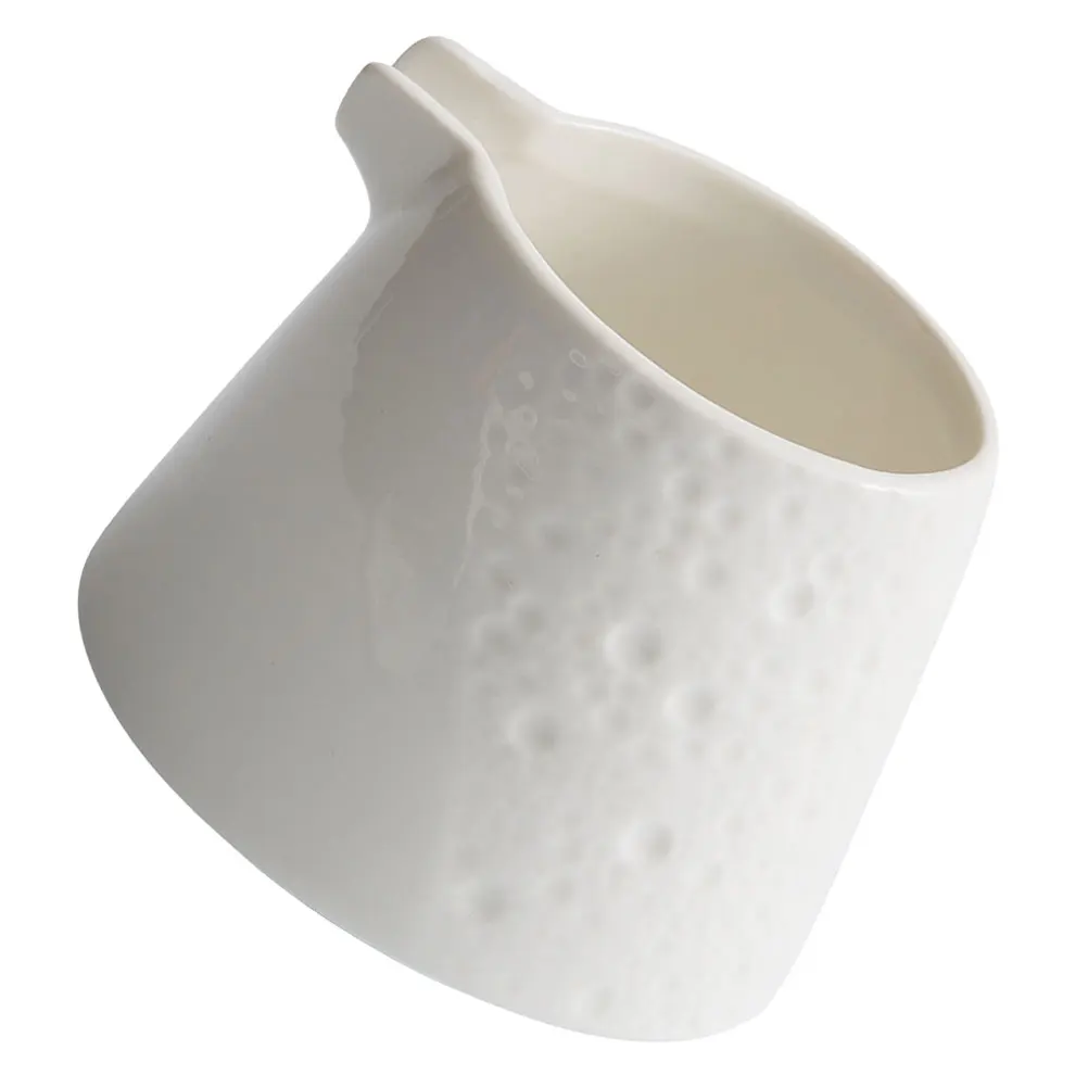 

Ceramic Milk Pitcher Compact Size Easy Clean Smooth Spout Design Multi-Use for Cream Syrup Sauce Latte Coffee Making