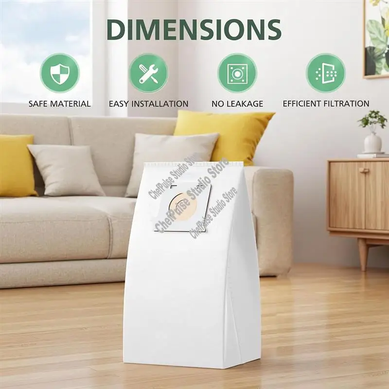 A68M-For Kenmore Intuition مكنسة كهربائية تستقيم IB600 HEPA أكياس مكنسة كهربائية 16 حزمة BU4022، BU4020 BU4018، BU4050 BU3040