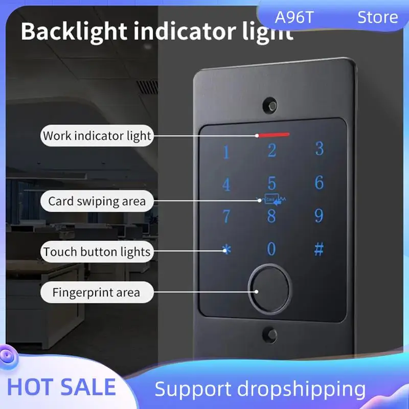 

A96T Wi-Fi Tuya App Smart Door Lock Клавиатура RFID Контроллер доступа Умный дверной замок Клавиатура 125 кГц ID Версия