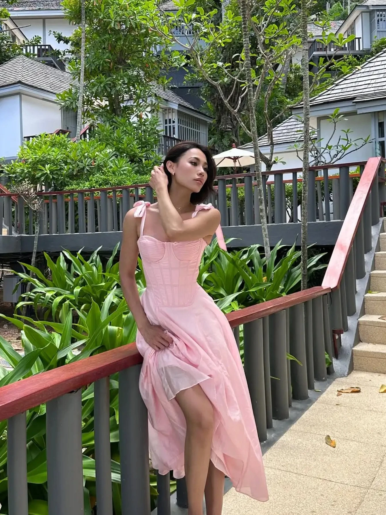 

Розовые элегантные вечерние платья, летнее корсетное платье, расклешенное праздничное платье хорошего качества