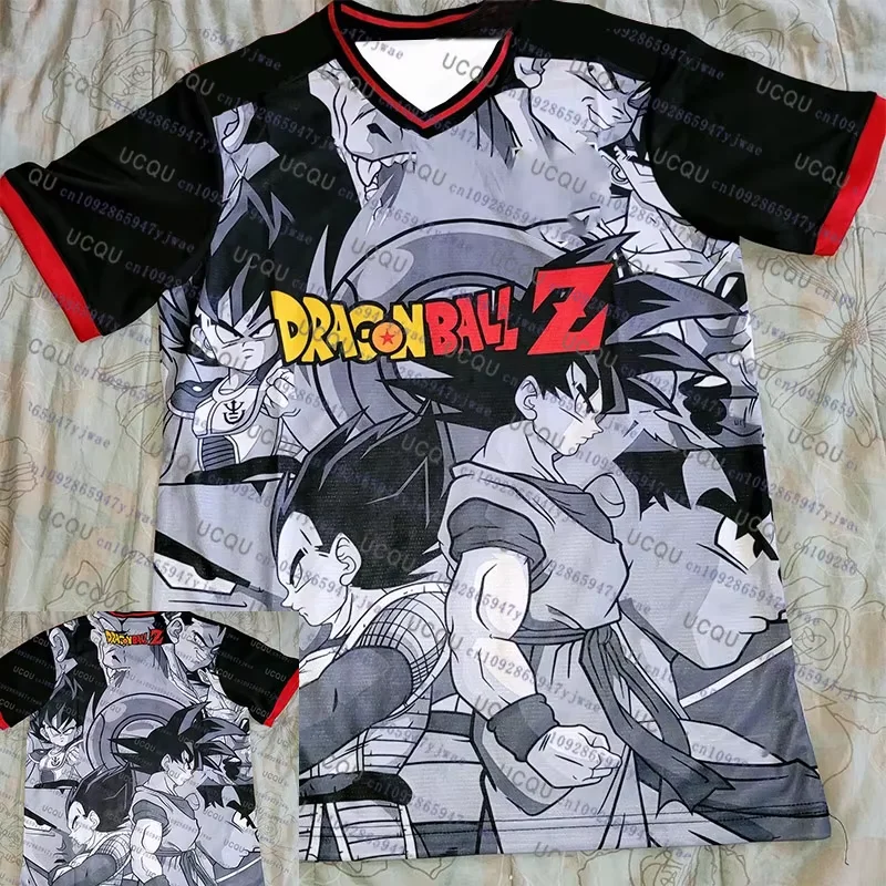

Футболка Dragon Ball Z Goku, летняя мужская футболка с короткими рукавами, мужская футболка с 3D принтом в стиле аниме, мужская детская футболка с короткими рукавами Y2k