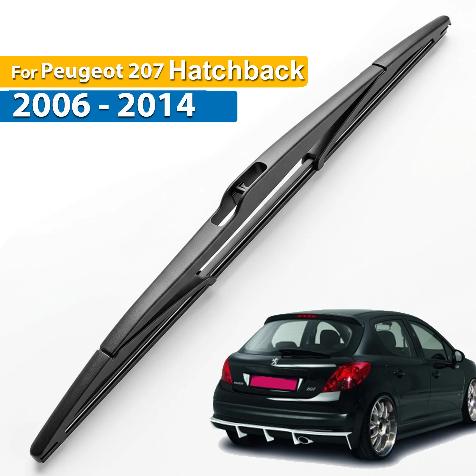 

Erick's Wiper 16" Rear Wiper Blade For Peugeot 207 Hatchback 2006 - 2014 Windshield Windscreen Tailgate Window Car Rain Brush