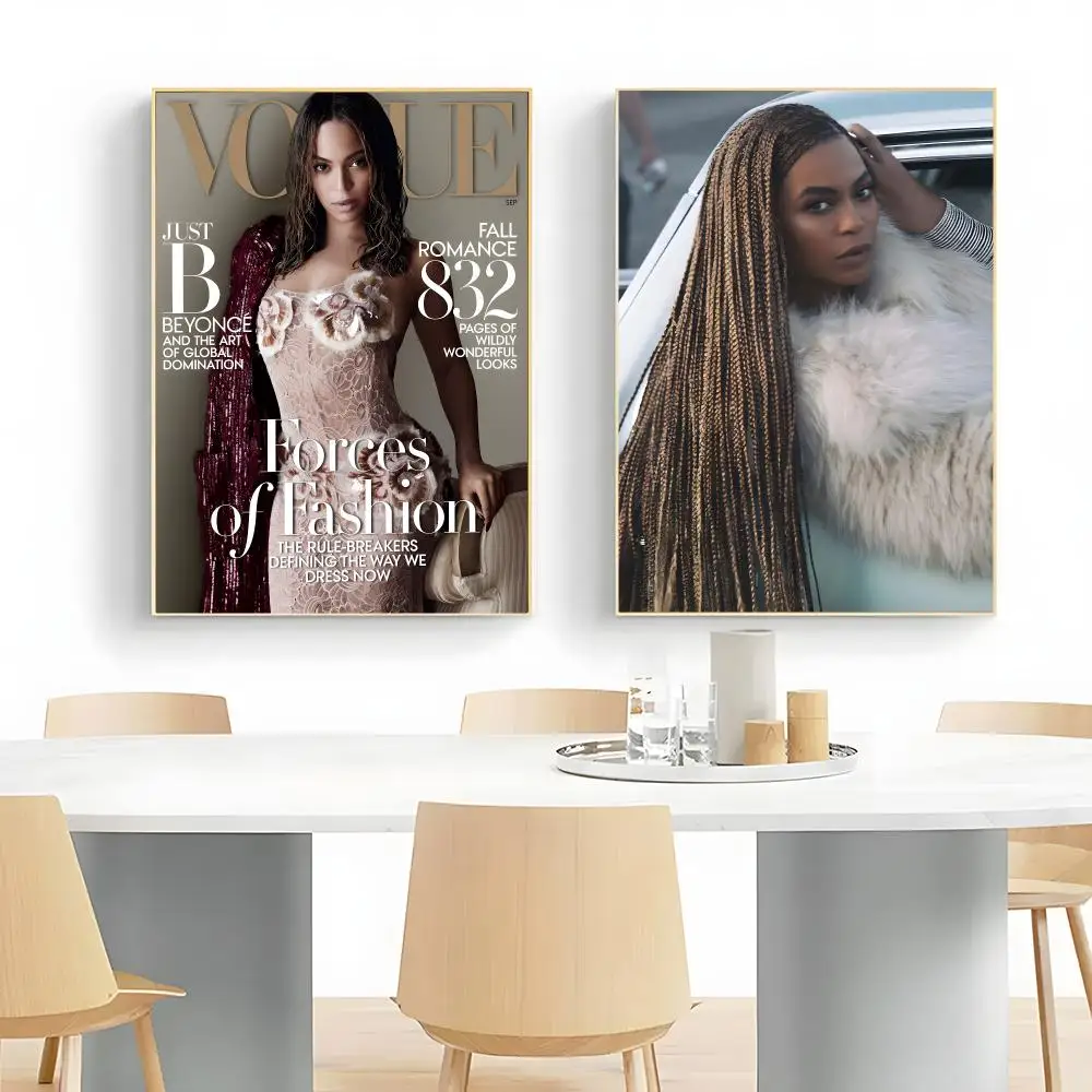 singer pop B-Beyonce Poster Wall Art Print Decorative Mural Home Decor Gift Unframed