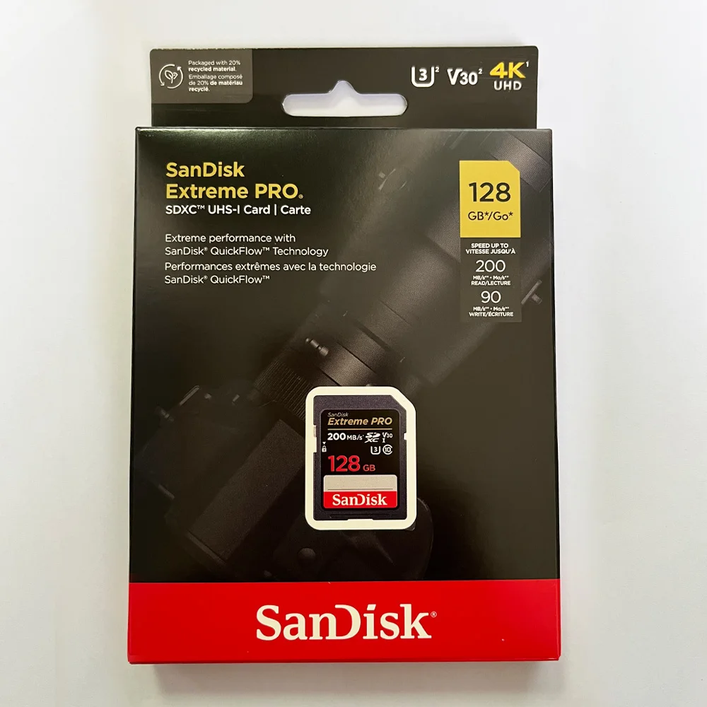 SanDisk Ultra/Extreme/Extreme Pro SD-Karte 32GB SDHC UHS-I 64GB/128GB 256GB SDXC UHS-I Vollformat-SD-Karte für Kamera Full HD Video – Detail 13