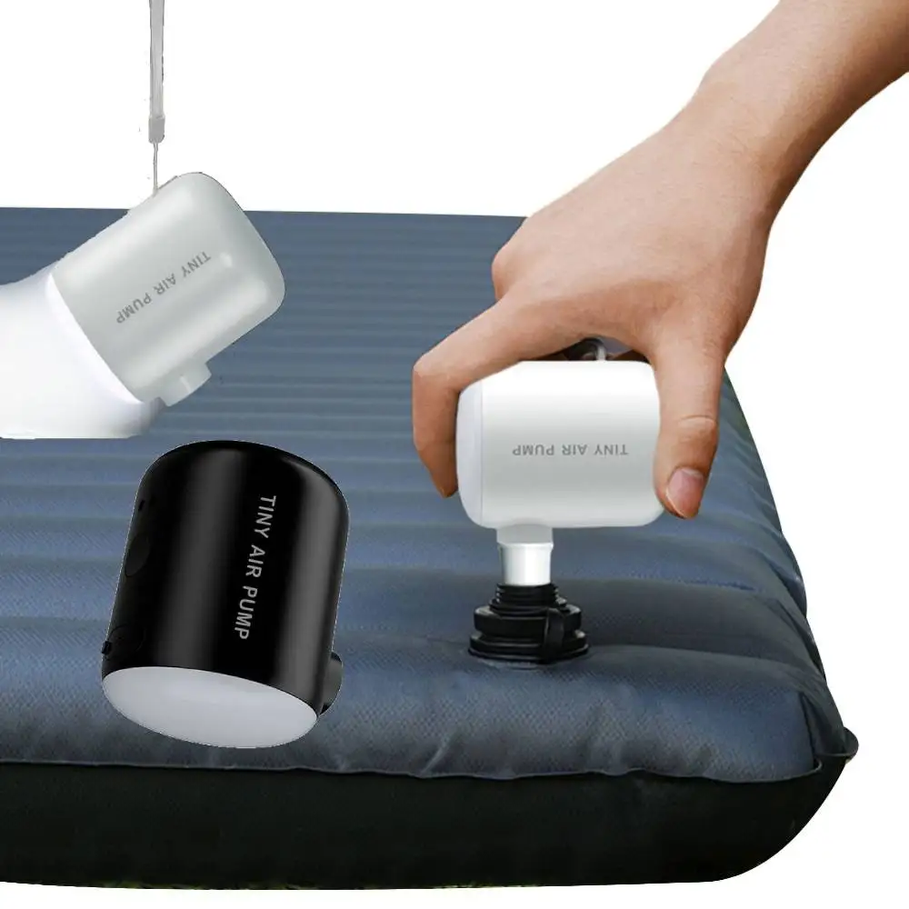 Camping Light Wireless Air Compressor 4000Pa Mini Inflate Deflate Pump 160LM Outdoor Inflator Pump for Inflatable Mats Swim Ring