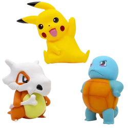 Pokemon 16cm Anime Figure Toys Cubone Pikachu Squirtle PVC Action Figure Game Statue Model Kids Toys Doll Desk Decorations Gifts