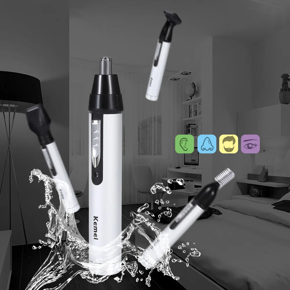 男性と女性のための充電式トリマー4-in-1,あごひげと鼻のためのツール