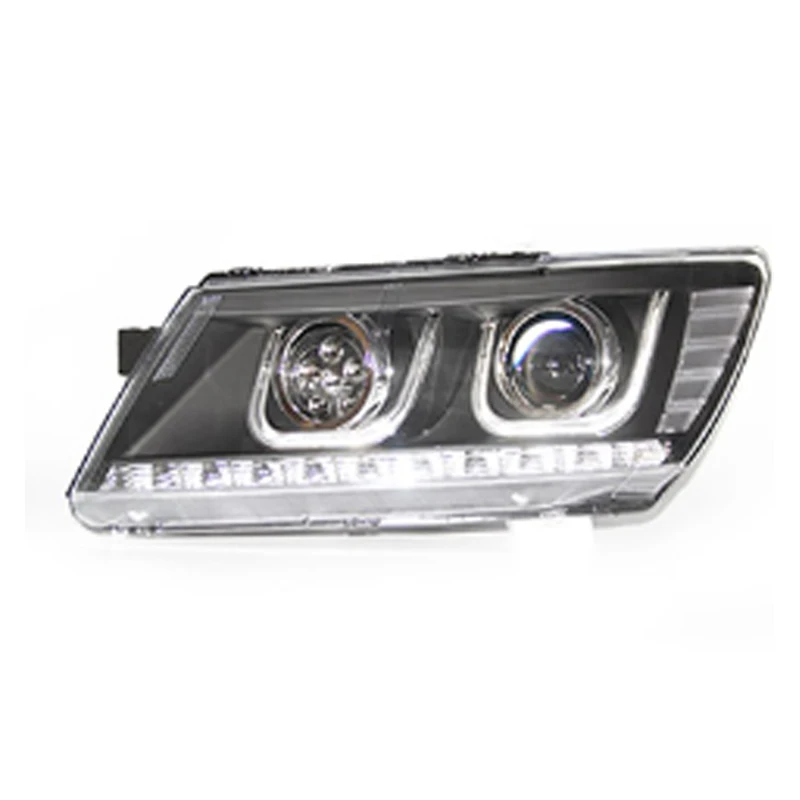 For Dodge Trip Headlight Fremont JCUV2009-2017 DRL Headlight Empolder Dual Xenon Bulb Fog Lights Sequential Turn Signal