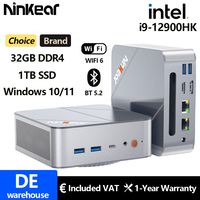 Ninkear Mini PC L12 Pro Intel i9-12900HK Windows 10/11 OS 32GB DDR4 1TB SSD WiFi 6  BT5.2 Tri-Display PC Desktop Gaming Computer