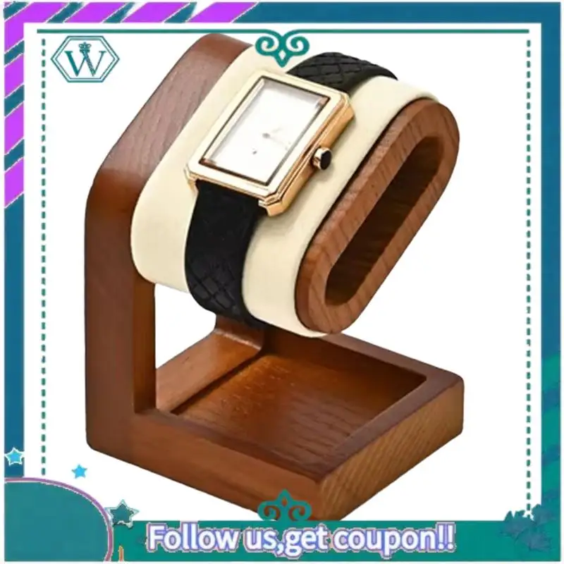 

A09P Wooden Jewelry Organizer Bracelet Watch Display Stand Jewelry Storage Holder Watch Rack Watch Display Props