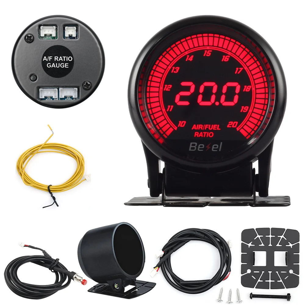 HA Zubehör 2 Zoll 52mm Digitales Auto-Messgerät 10-Farben Öldruck Turbo Boost EGT Abgastemperatur Drehzahlmesser Wasser- und Öltemperatur – Detail 21