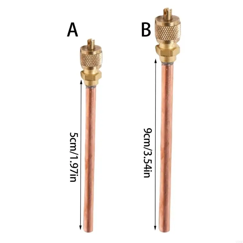 U0DE 8PCS Metal Service Access Valves Air Conditioning Repair Valves for Air Conditioning and Refrigeration Maintenance