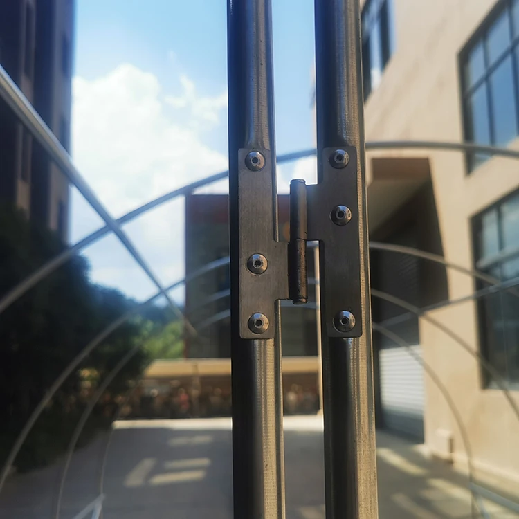 2025Wholesale Agricolo Pellicola di plastica di forma rotonda Casa verde Cornice in acciaio in stile cinese Serra agricola