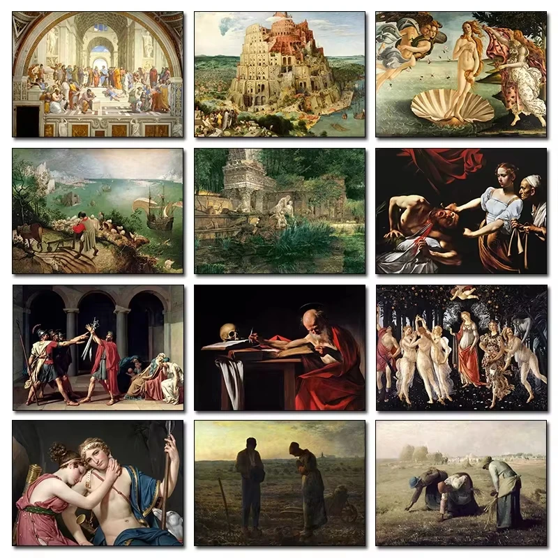 

1000 Pieces Jigsaw Puzzle Classic Vintage Famous Painting The Swing Birth Of Venus Art For Adults Brain Teaser Family Game Gift