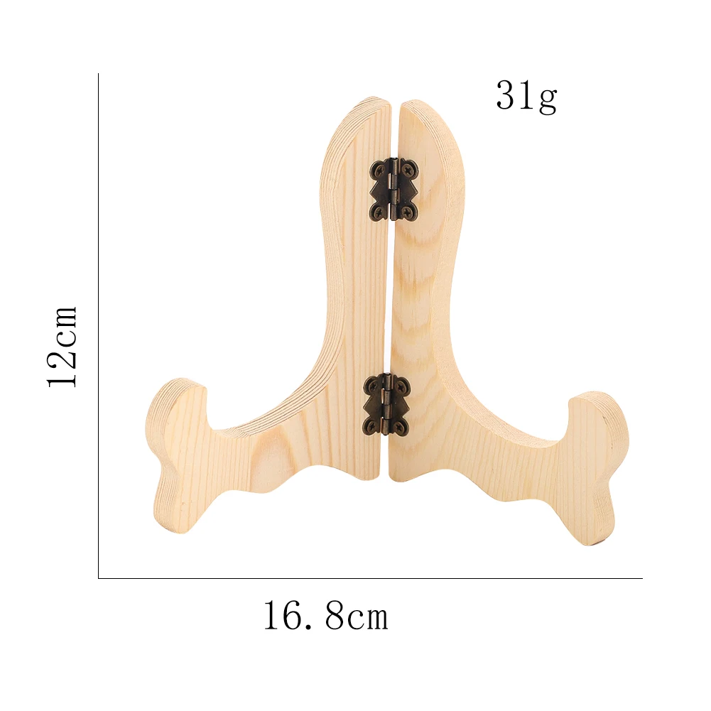 Wooden Stand with Shell Set Fishtail Shape To Place Shells Home Desktop Ornaments Crafts Gifts