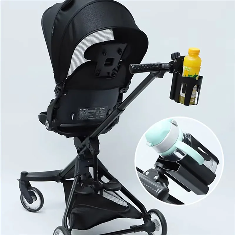 

BEDW-Universal Baby Stroller Cup Holder With Mobile Phone Slot, Fits Electric Car & Bicycle, Water Bottle Holder
