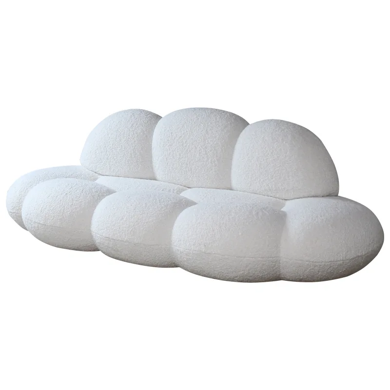 

Nordic cream style special-shaped sofa living room light luxury clothing store beauty salon cloud Internet celebrity sofa