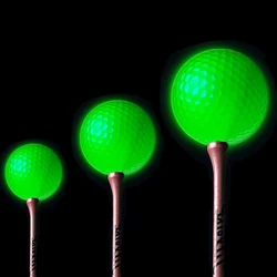 1Pcs Glow Golf Balls for Night Sports -Tournament Fluorescent Glowing in The Dark Golf Ball - Long Lasting Bright Luminous Balls