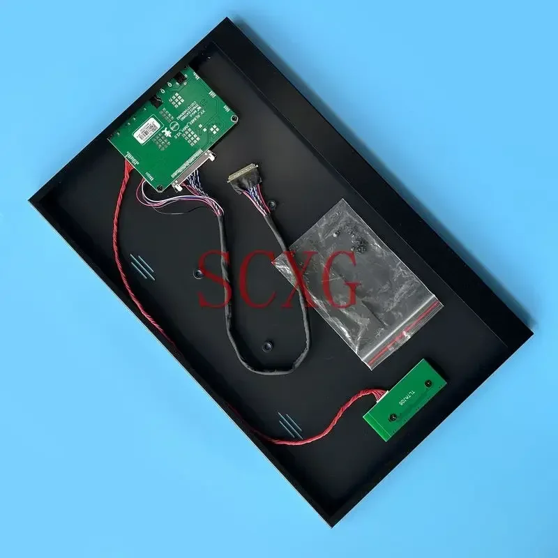 

For LTN156AT30 LVDS 40 Pin Controller Driver Board+Metal Case Micro USB DIY Kit 1366*768 2Mini-HDMI Portable Refit Display 15.6"