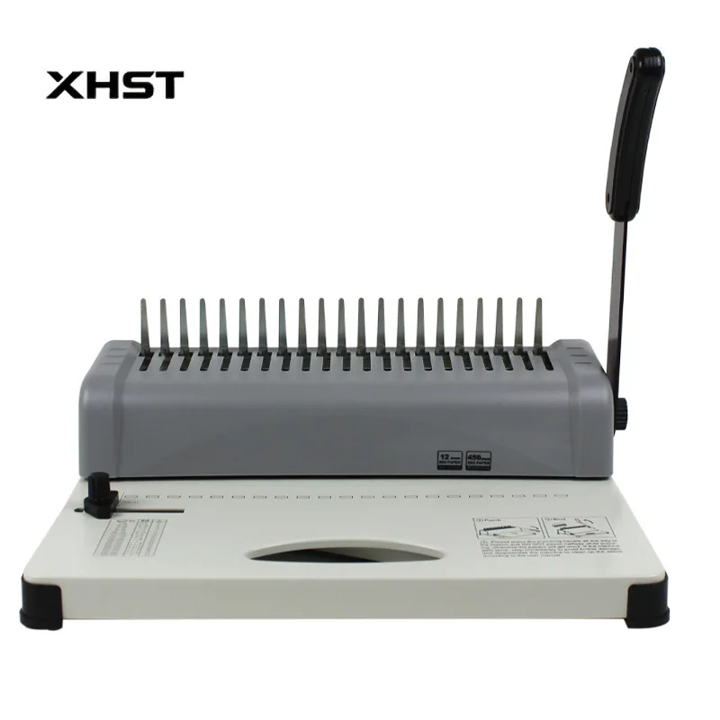 

21 Teeth 21 Holes Comb-Type Rubber Ring Machine Used for Hole Punching Binding Document Binders Booklets Examination Papers