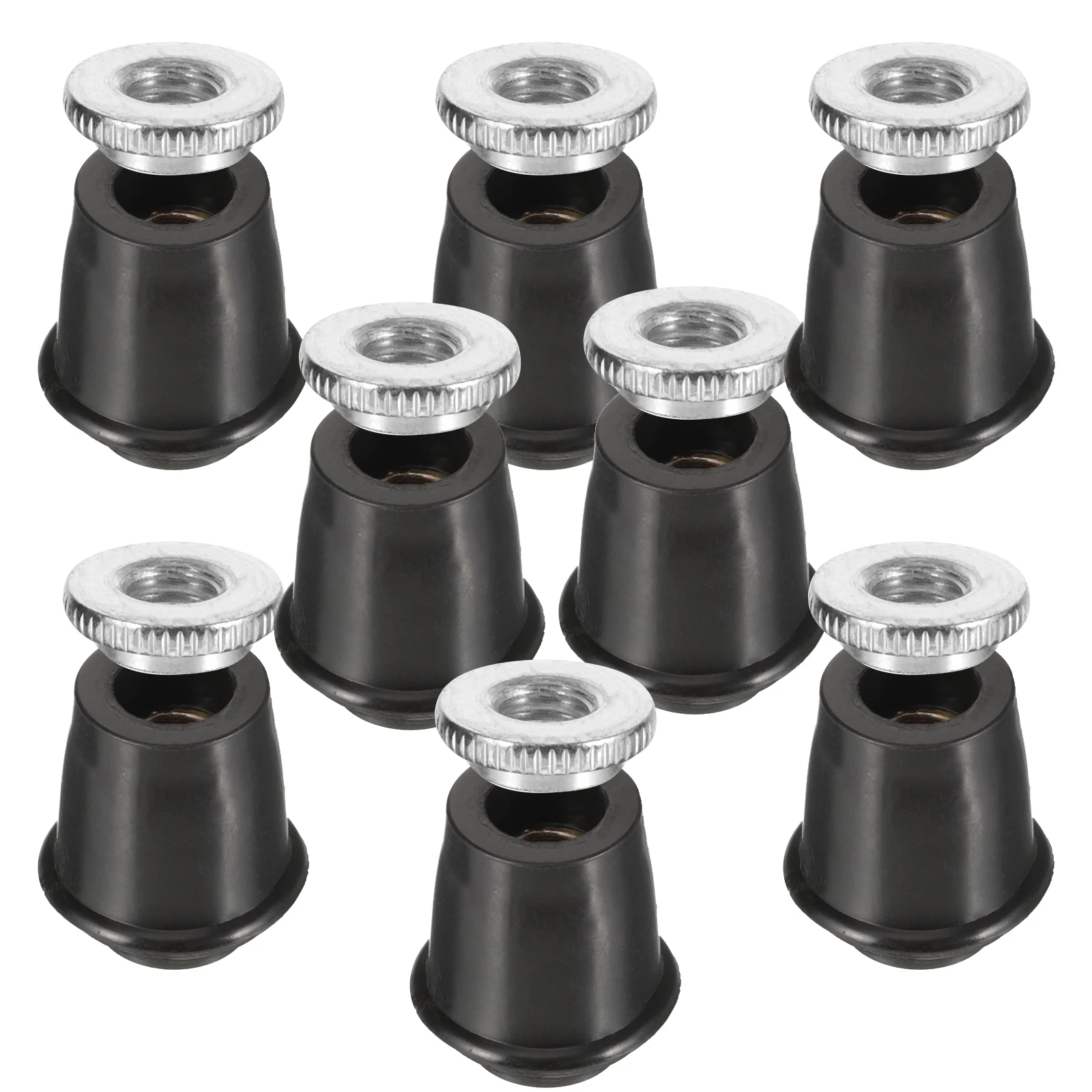 

8 Sets Bass Drum Sleeves Durable Rubber Metal Replacement Parts St Cushion Lightweight Portable Non slip Drum Set Accessories