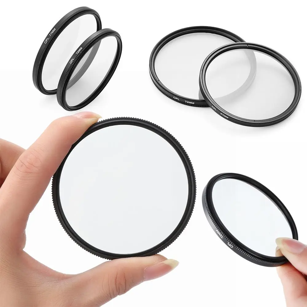 Hot Sale Polarizing Camera Lens Filter CPL 37/49/52/55/58/62/67/72/77/82mm For Canon Nikon DSLR Camera Lens Camera Accessories